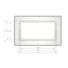 Платформа универсальная прямоугольная 155*75/165*85/175*95мм под ZOOM/SKILL DUO